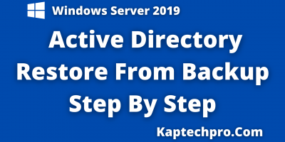 active directory restore from backup